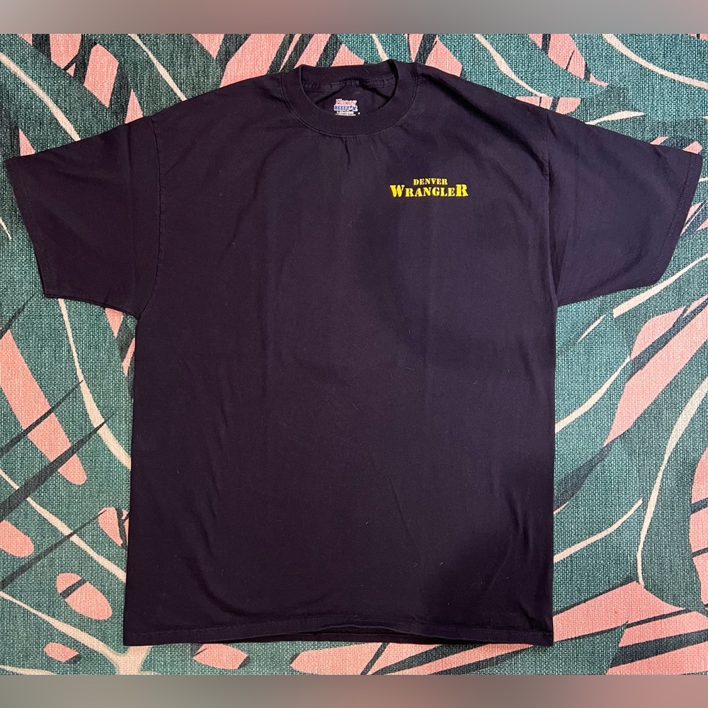 Hanes Beefy T Denver Wrangler Gay Bar Sweet Bear Cub Honey Tshirt